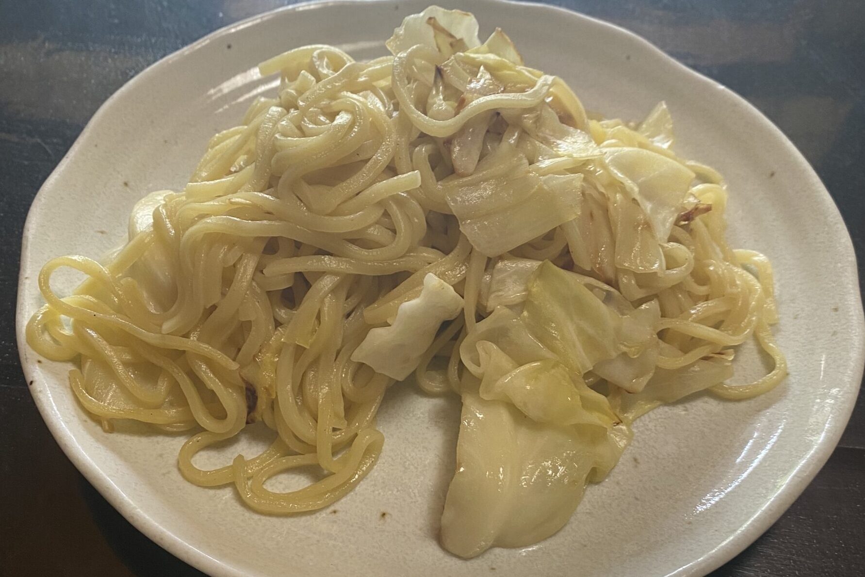 ベジニャンラーメンを焼きラーメンにアレンジ