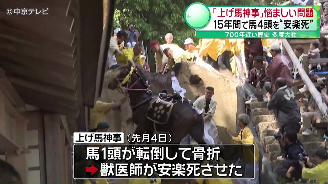 上げ馬神事で殺処分したことが大炎上