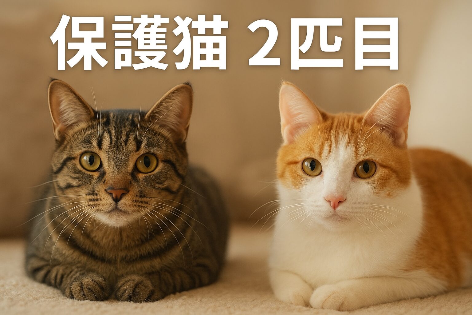 保護猫　2匹目