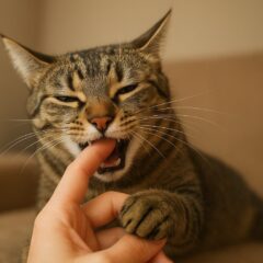 猫が甘えてたのに急に噛む理由と対処法|愛猫の心理を理解して良い関係を築こう