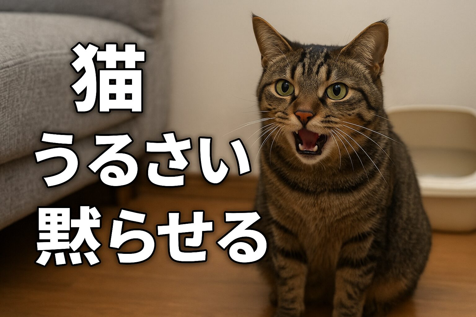 猫 うるさい 黙らせる