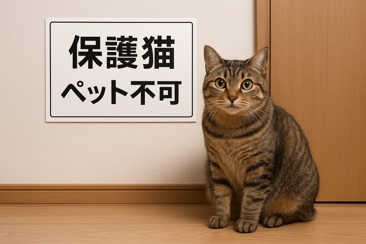 保護猫　ペット不可