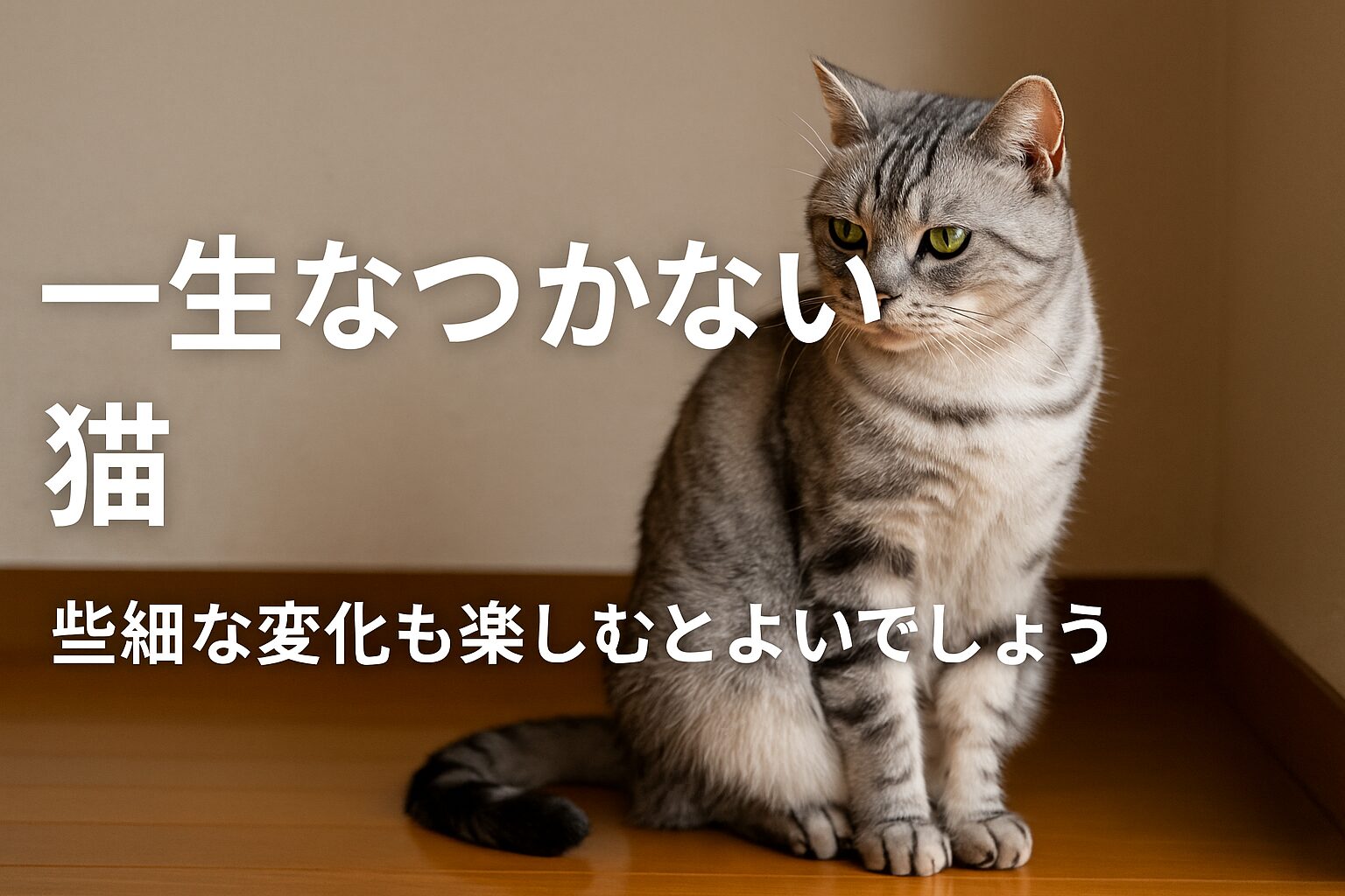 一生懐かない猫