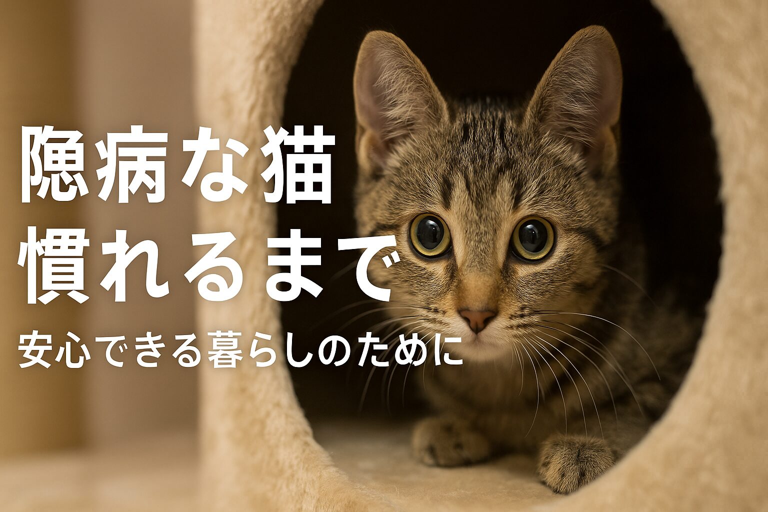 臆病な猫 慣れるまで