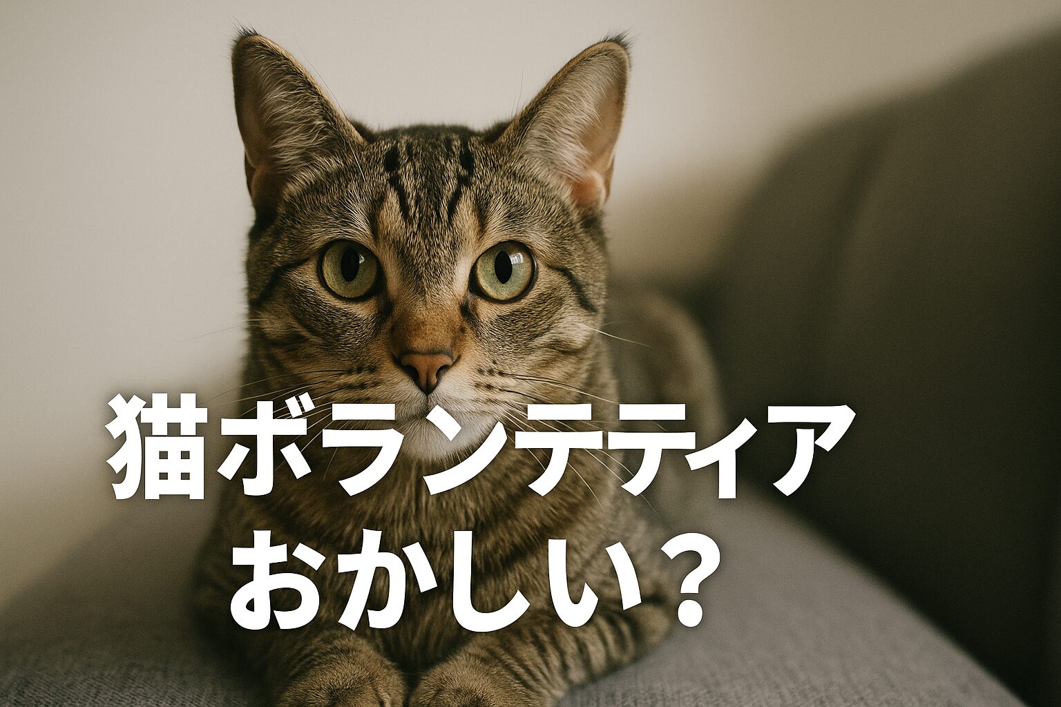 猫ボランティア おかしい
