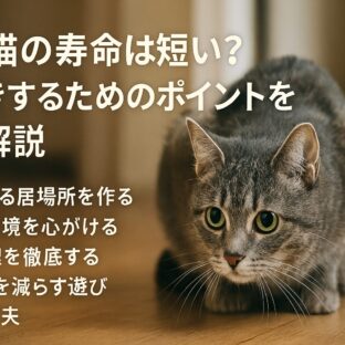 臆病な猫の寿命は短い？性格と健康の関係を獣医師が解説