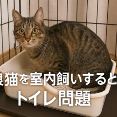 野良猫を室内飼いに移行する時のトイレ問題を解決！成功のための完全ガイド