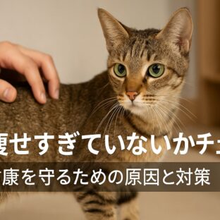 猫の痩せすぎチェック完全ガイド｜愛猫の健康を守るための判断方法と対処法