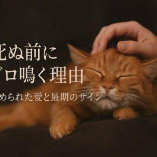 猫が死ぬ前にゴロゴロ鳴らす理由とは?最期のサインを見逃さないために