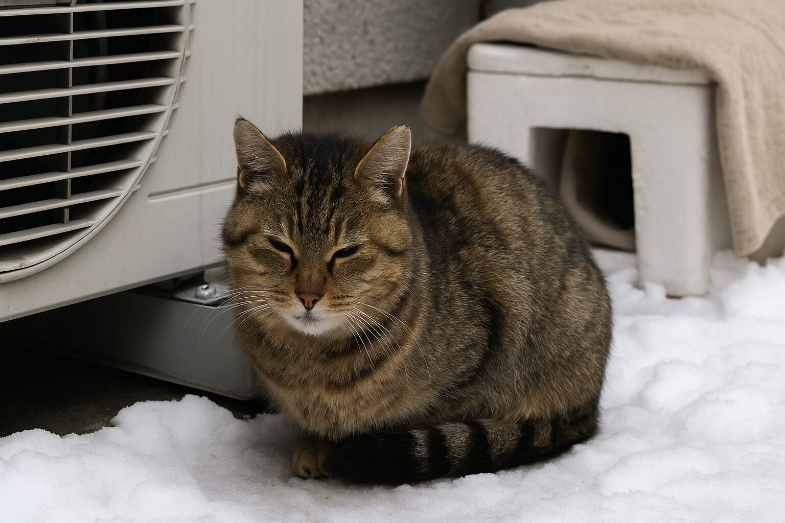 野良猫　冬　いなくなる
