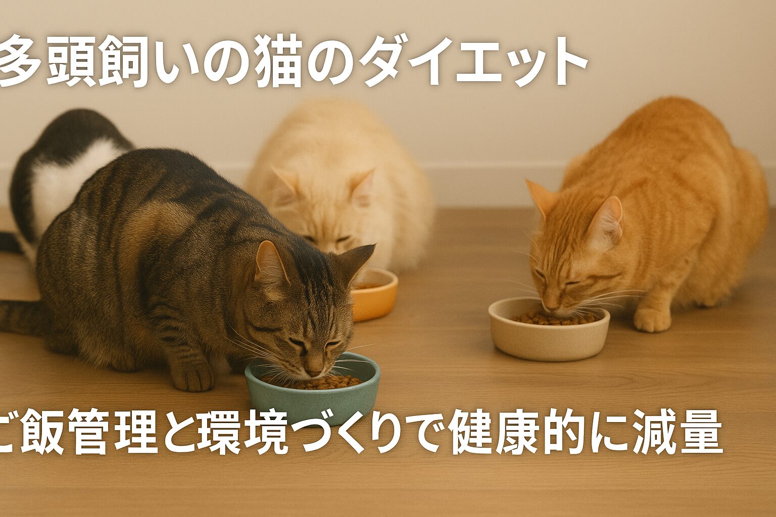 猫 ダイエット 多頭飼い