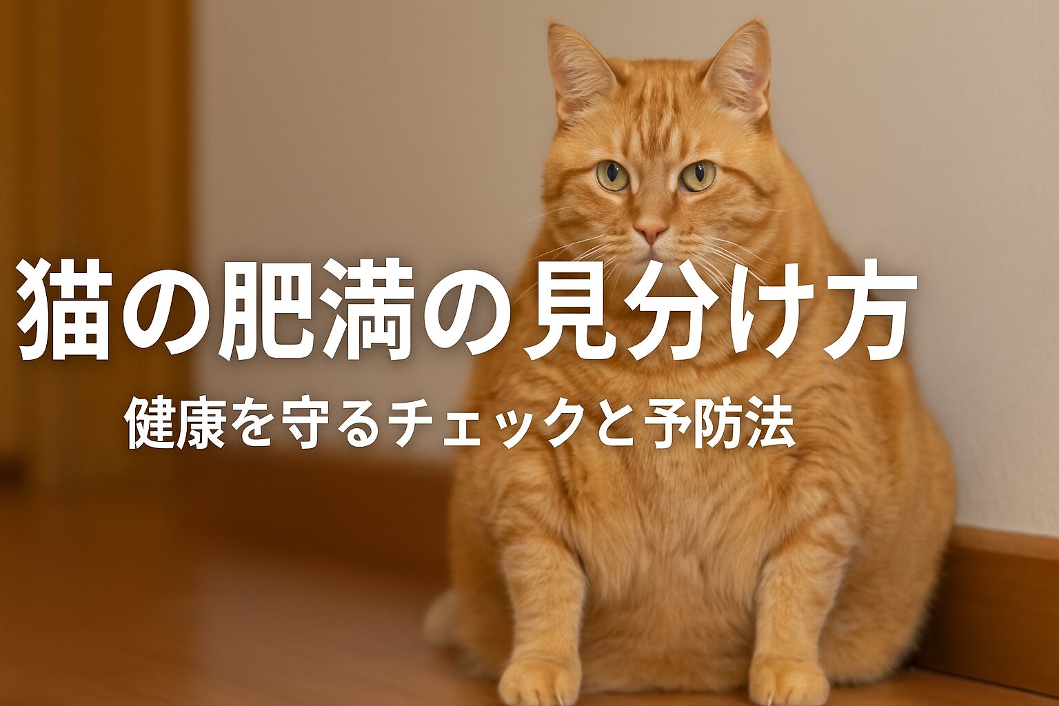 猫の肥満 見分け方
