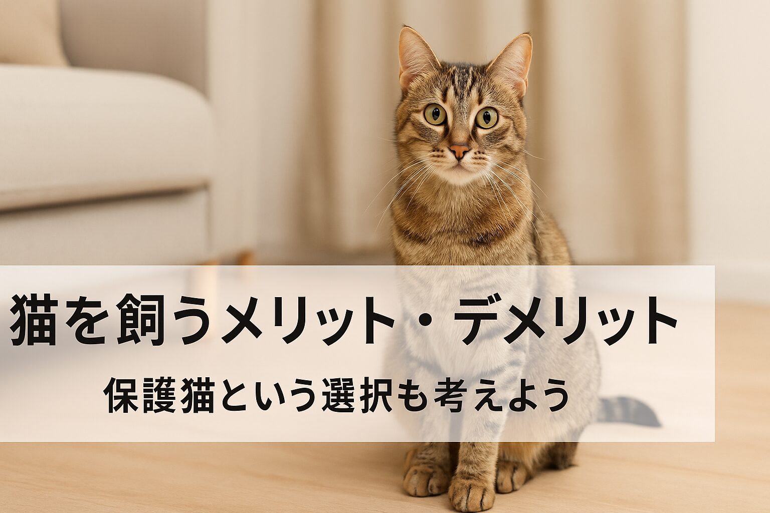 猫 飼うメリット デメリット