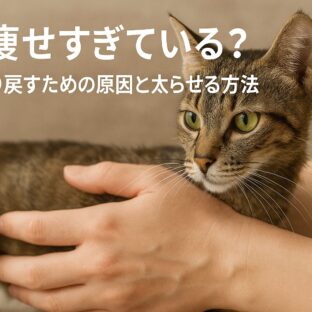 猫が痩せすぎ？健康的に太らせる方法と注意点