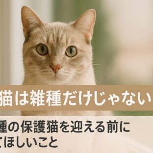 雑種以外も保護猫？純血種や血統書付き猫との出会い方と選び方のポイント