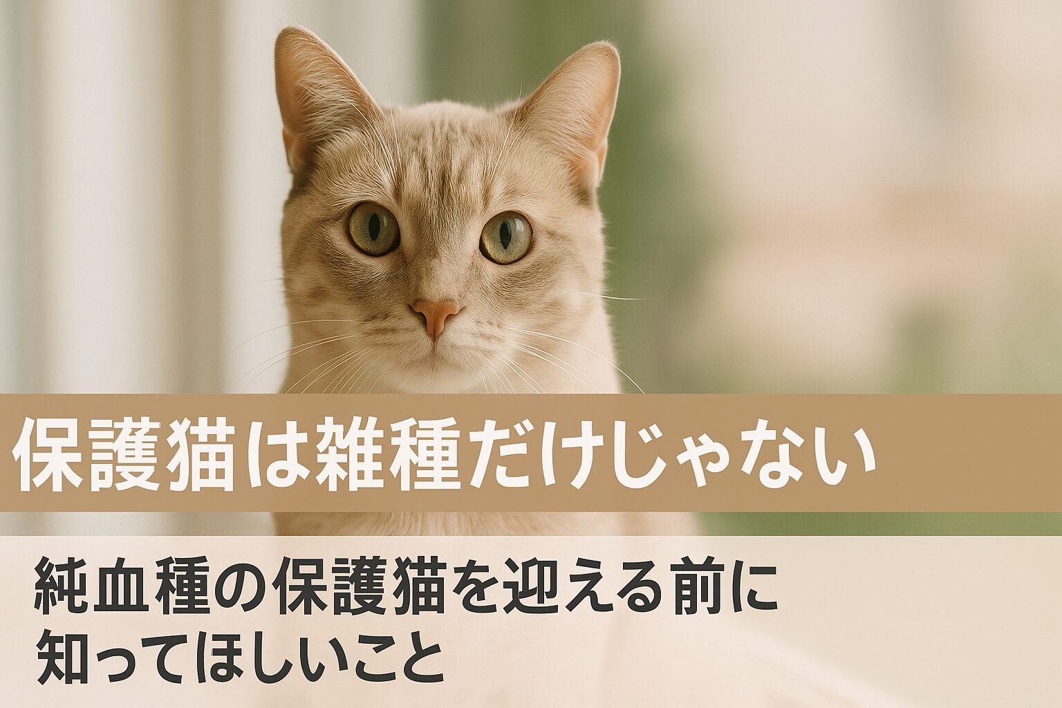 保護猫 雑種以外