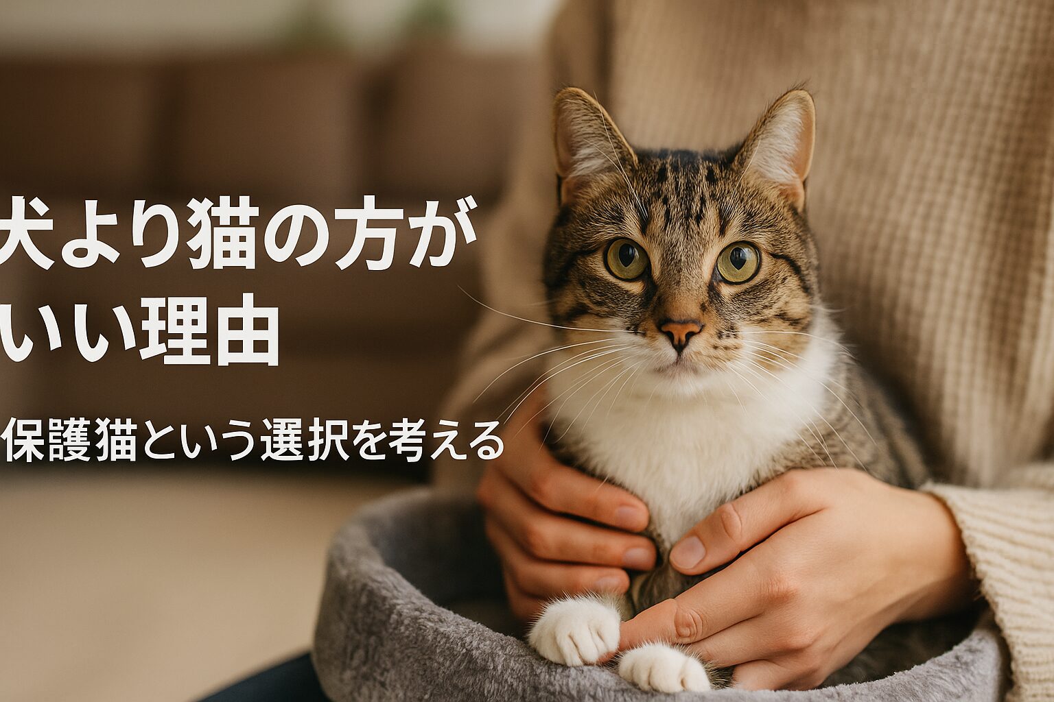 犬より猫の方がいい理由