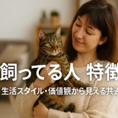 猫飼ってる人の特徴とは?性格・ライフスタイル・共通点を徹底解析