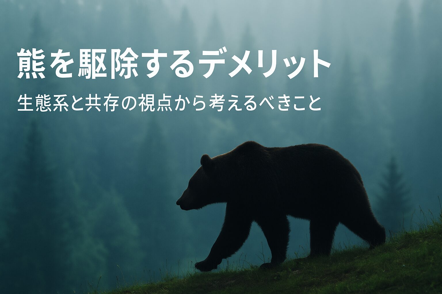 熊 駆除 デメリット