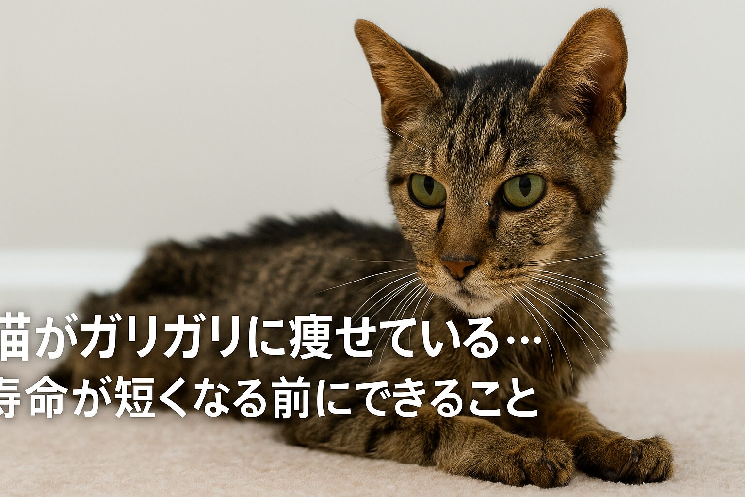 猫 ガリガリ 寿命
