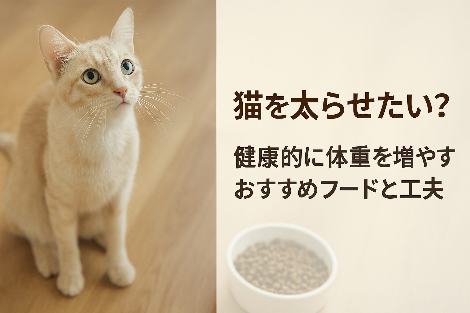猫 太らせたい フード