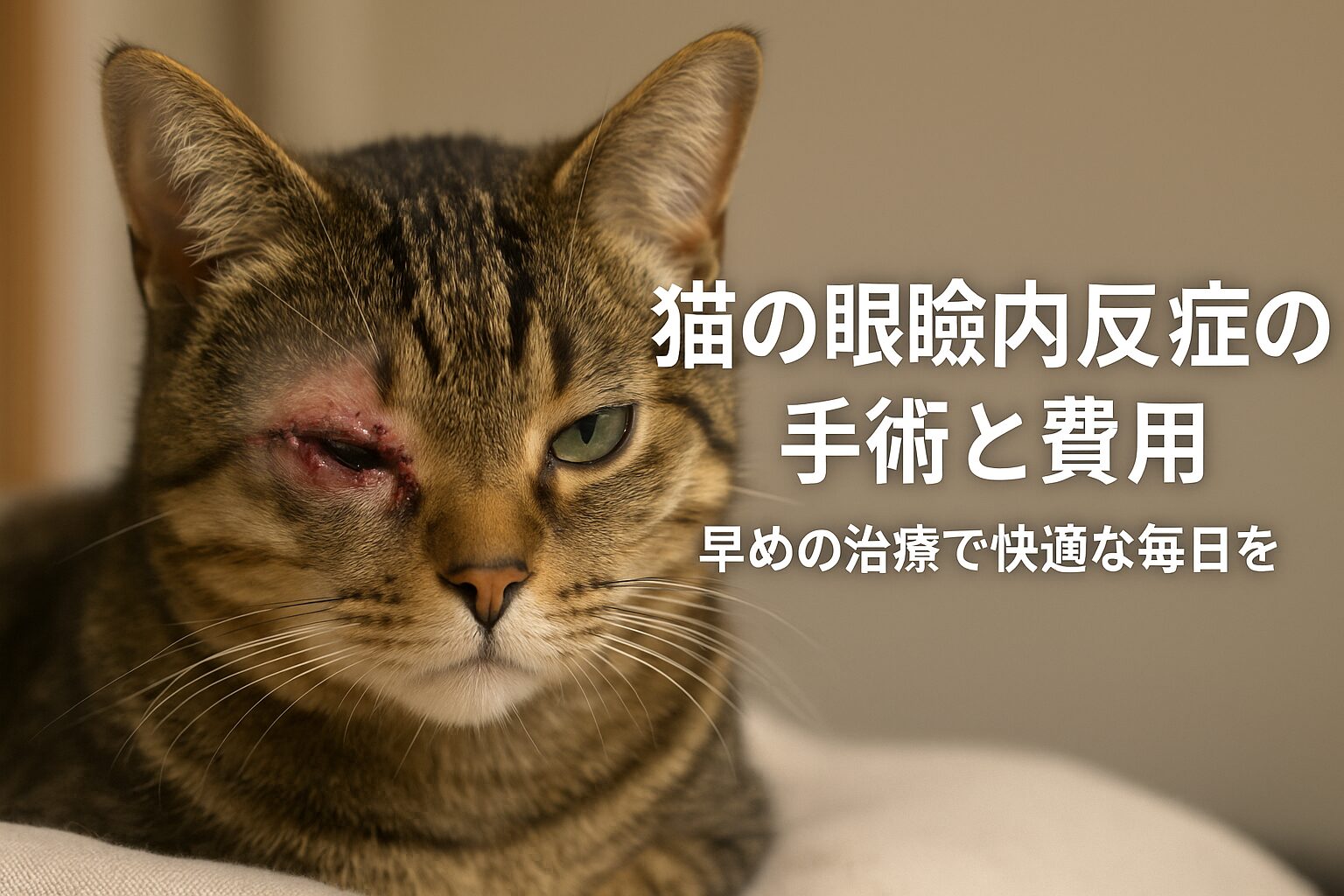 猫 眼瞼内反症 手術 費用