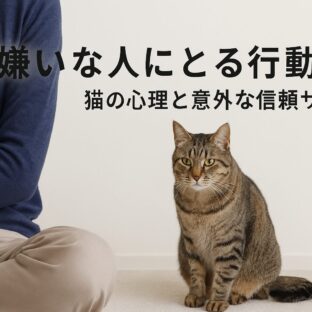 猫が自分が嫌いな人にとる行動とは?猫に嫌われるサインと対処法
