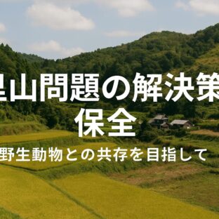 里山問題の解決策と保全~野生動物との共存への道~
