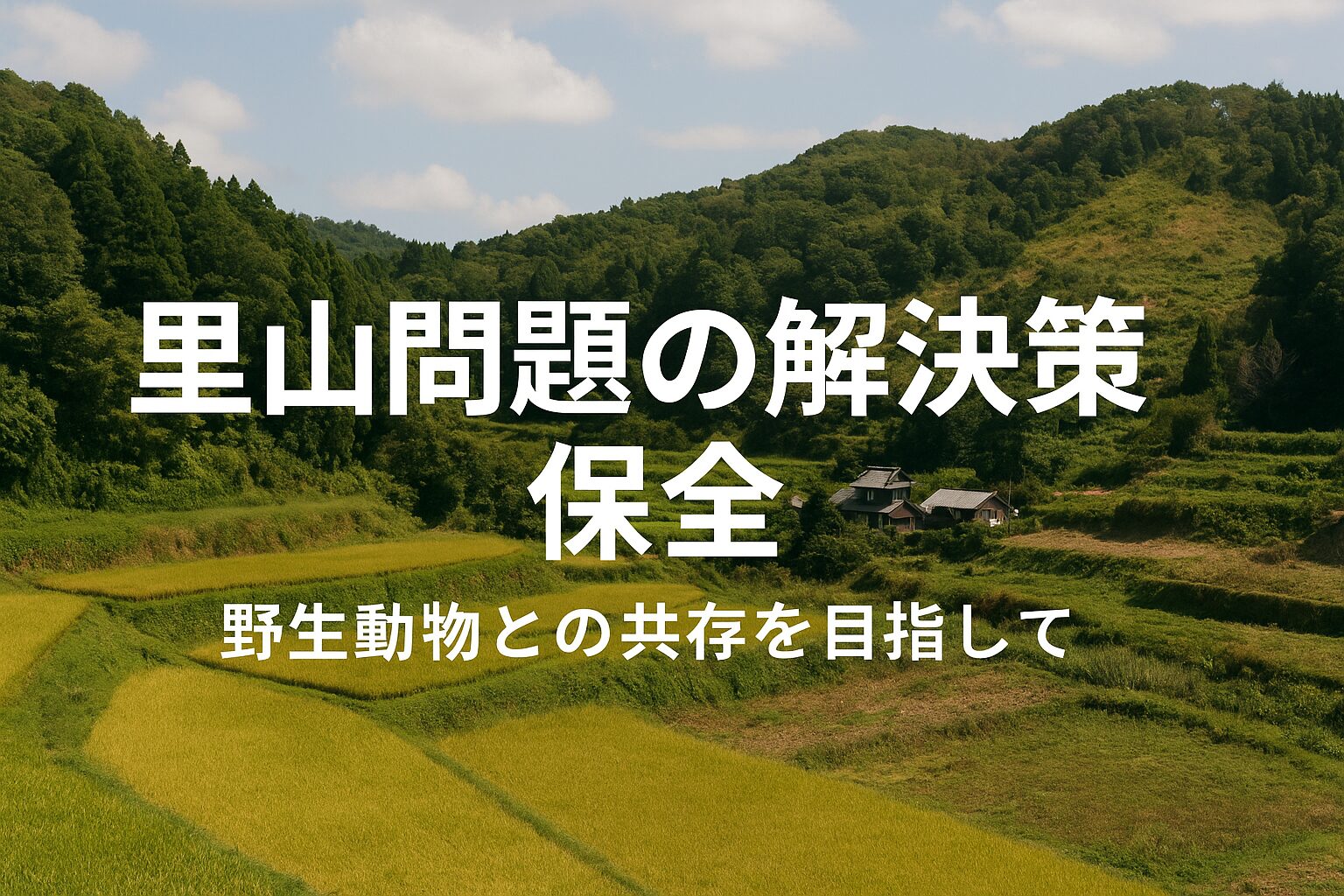 里山 問題 解決策 保全