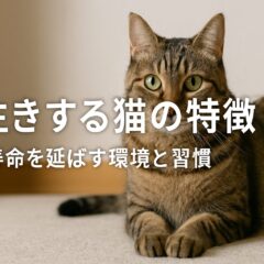 長生きする猫の特徴 - 愛猫と長く幸せに暮らすための完全ガイド