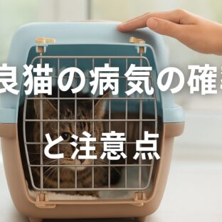 野良猫の病気確率と安全な保護の方法【保護活動11年の実体験】