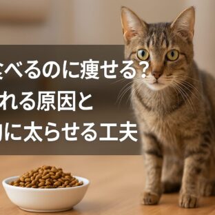 猫が痩せる原因と対策｜食欲はあるのに体重が減る理由を徹底解説