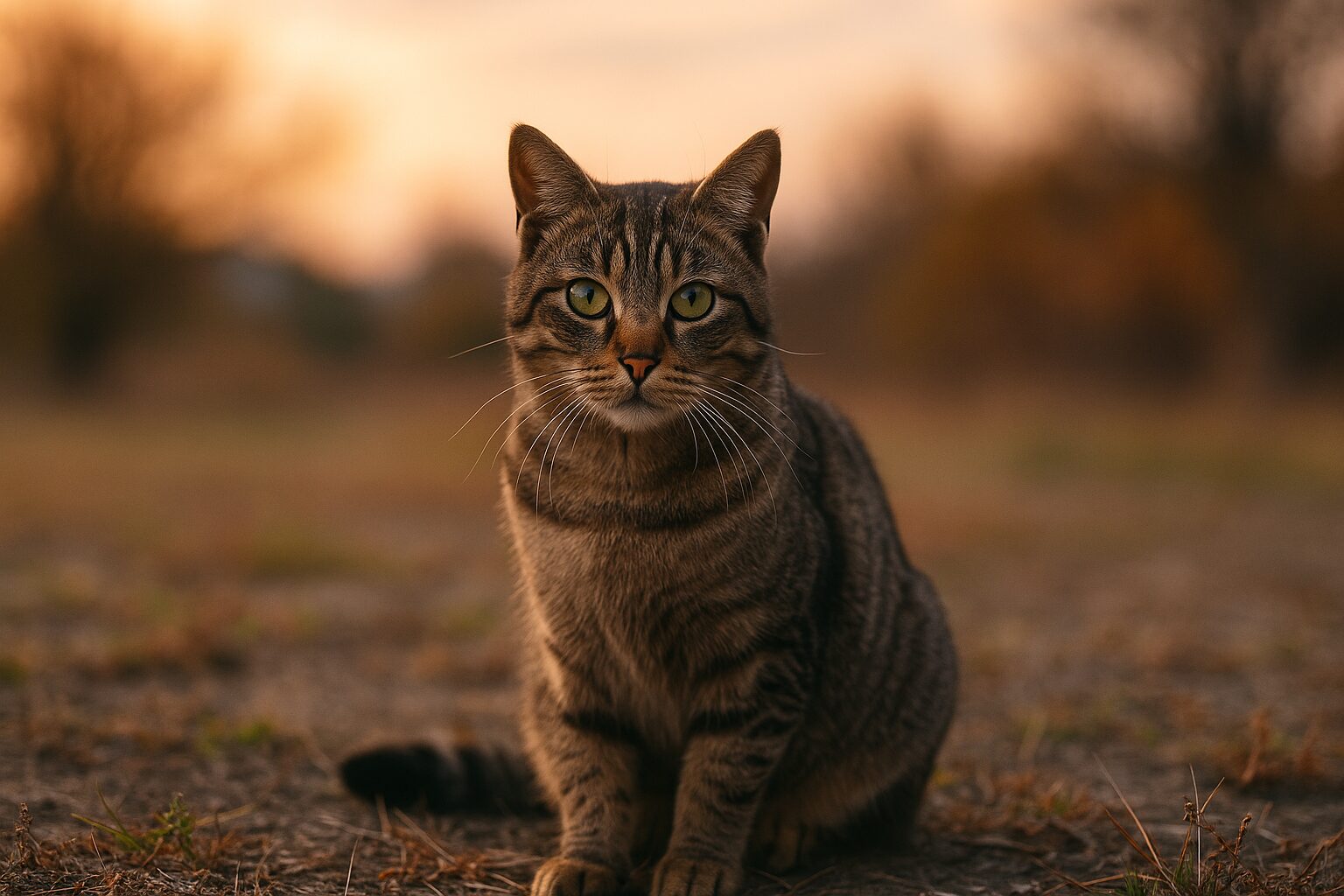 野良猫　近づくと逃げる