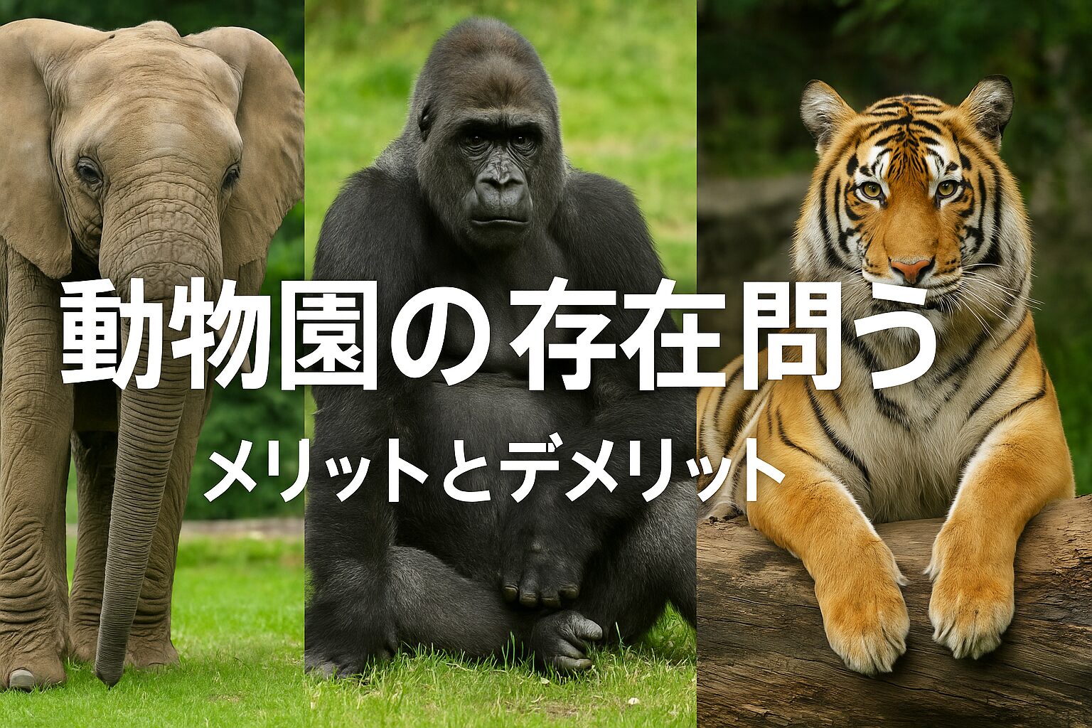 動物園の存在 メリット デメリット