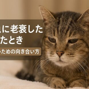 猫が老衰で急に弱る理由と飼い主ができること