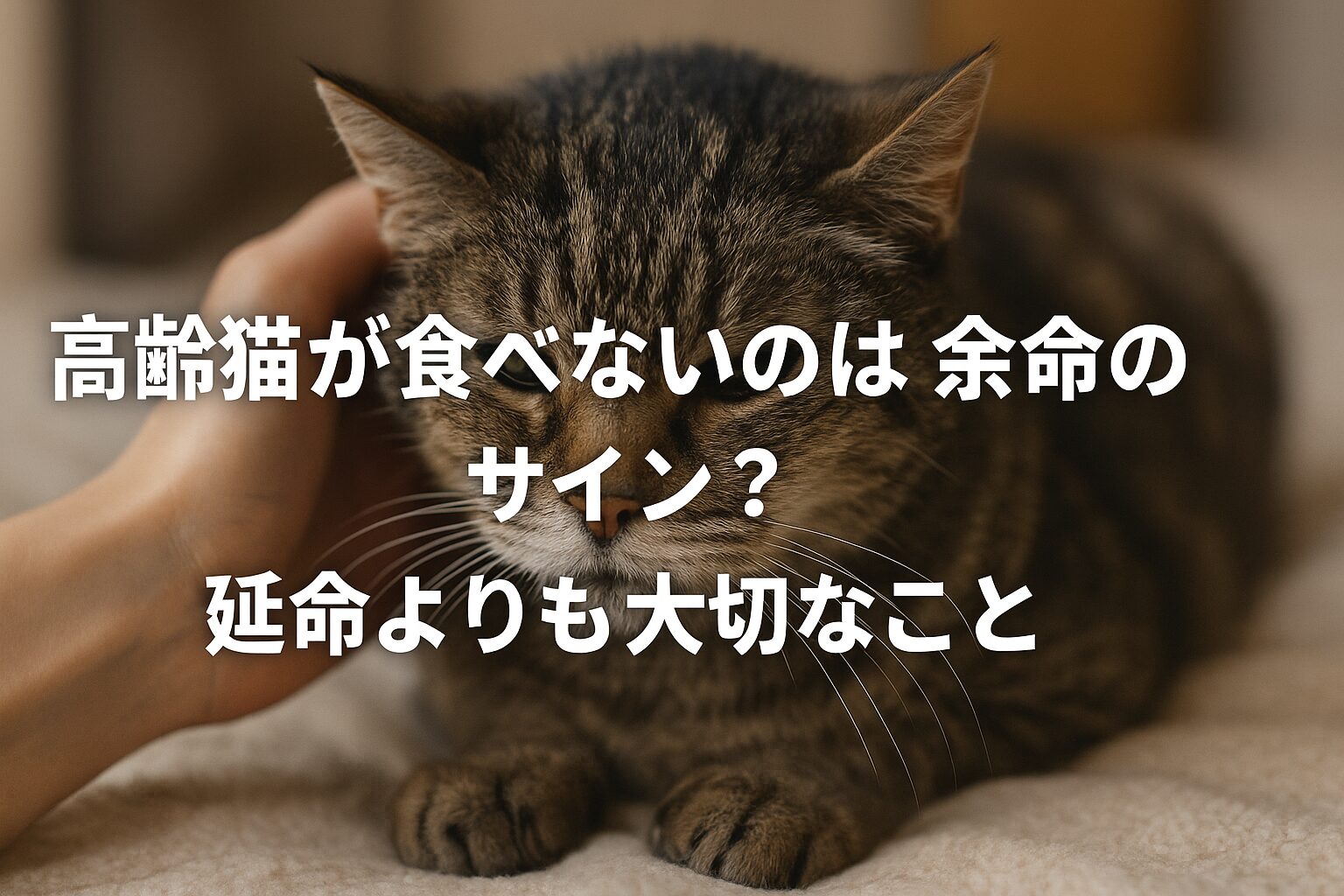 高齢猫 食べない 余命