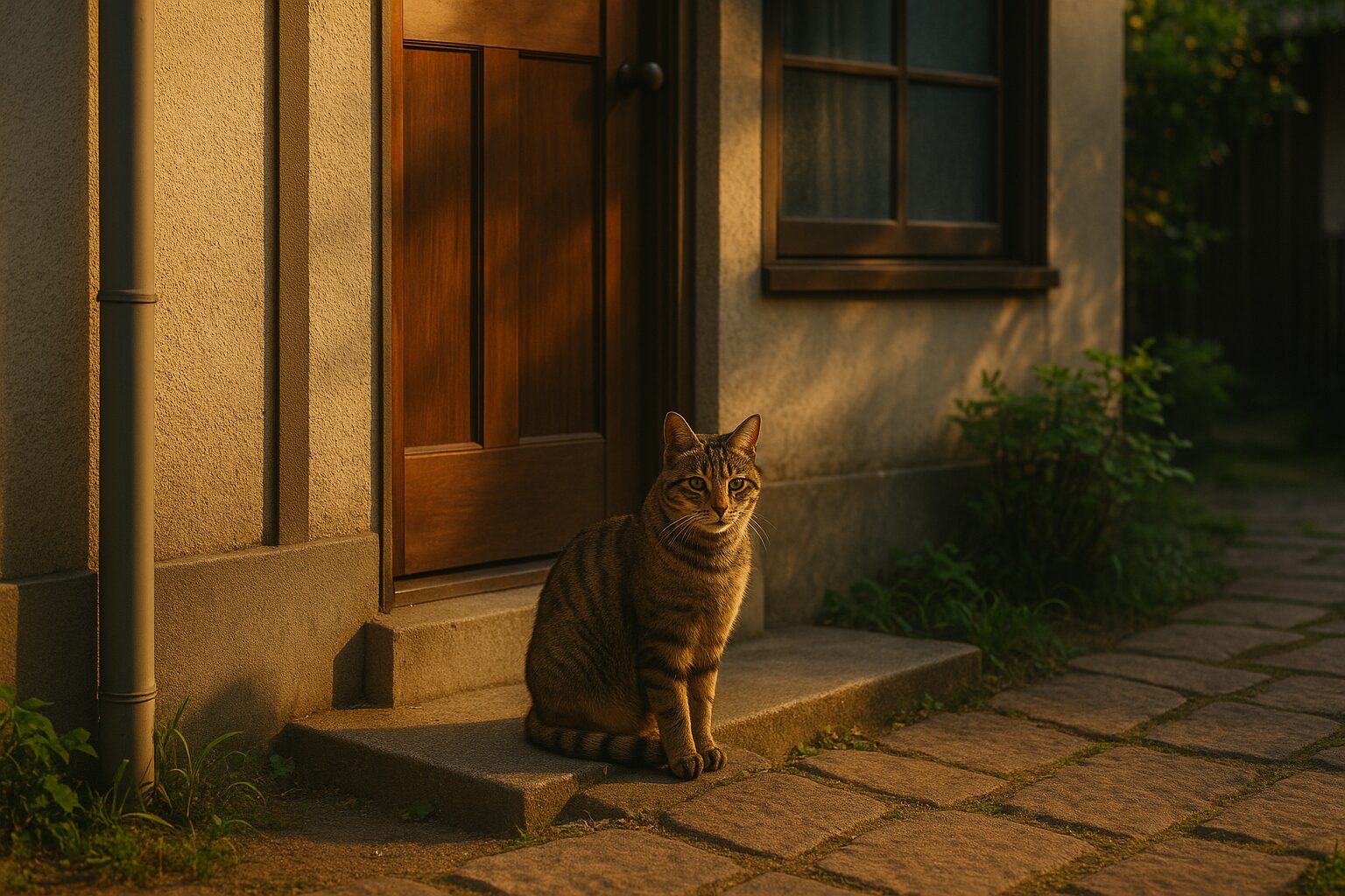 野良猫が寄ってくる家