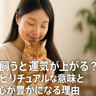 猫を飼うと運気が上がる理由：スピリチュアル的意味と精神的豊かさの関係