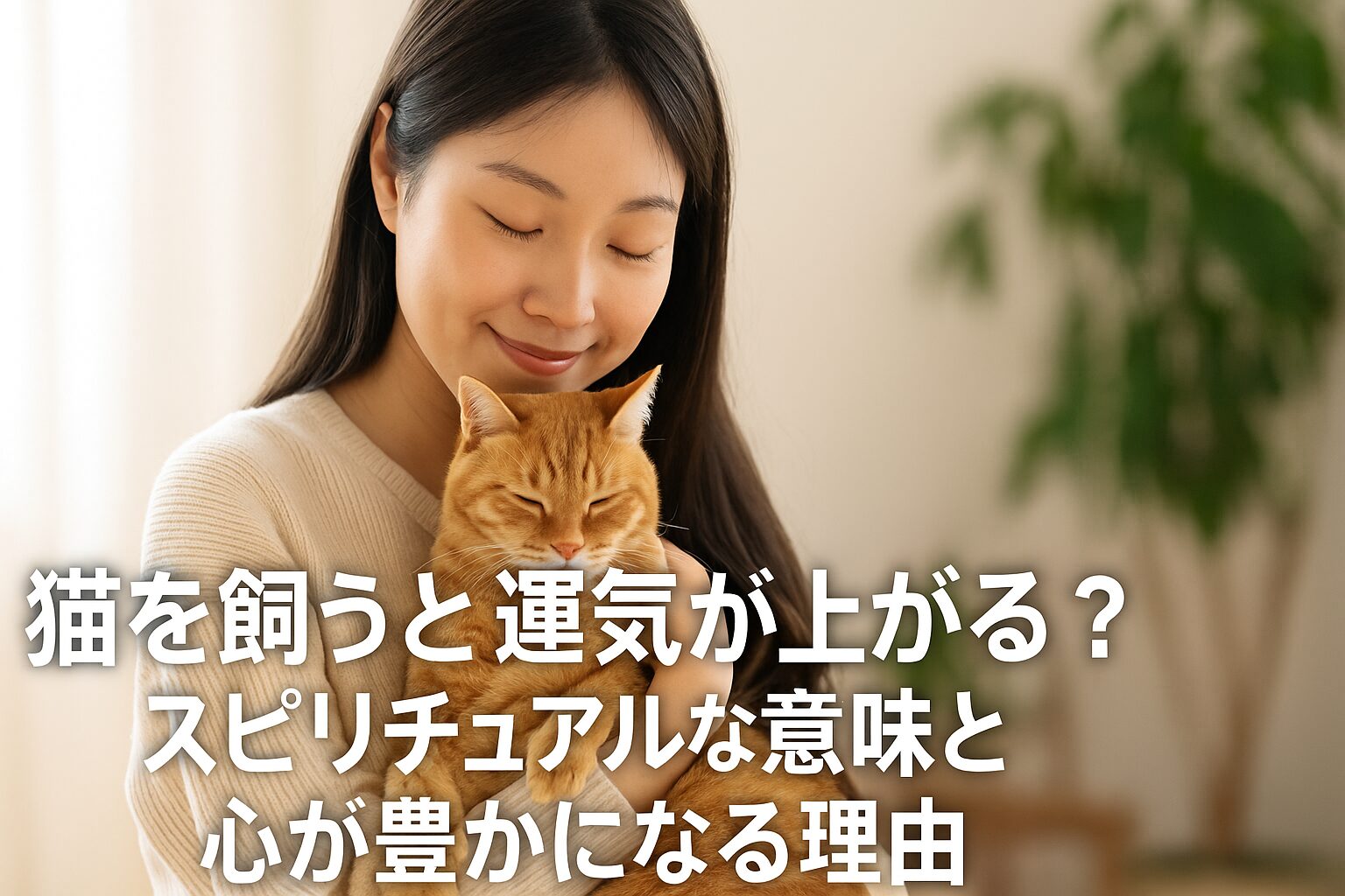 猫を飼うと運気が上がる