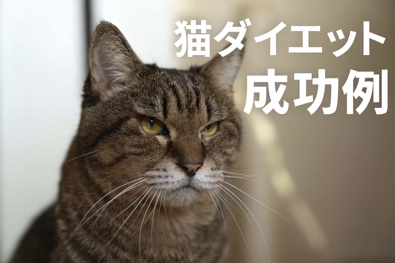 猫 ダイエット 成功例