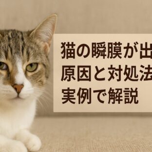 猫の瞬膜が出ている理由と対処法|獣医師も推奨する正しい対応方法