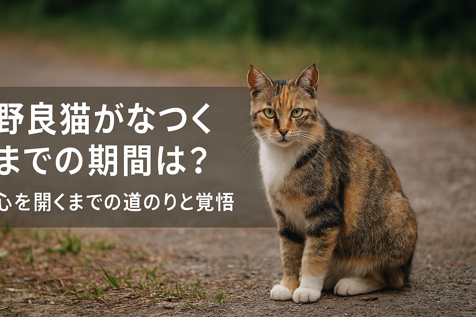 野良猫　懐くまで　期間