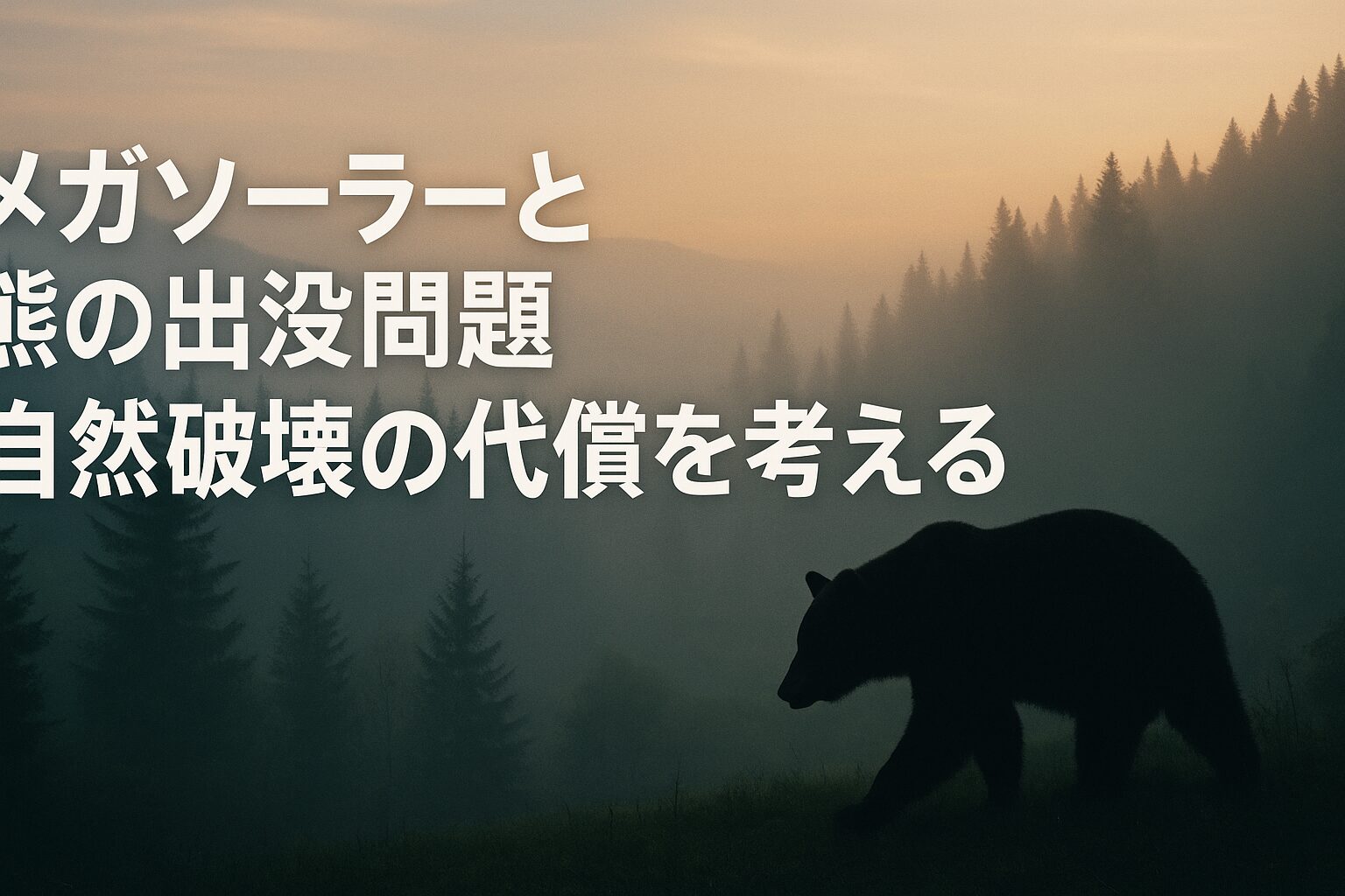 メガソーラー 熊