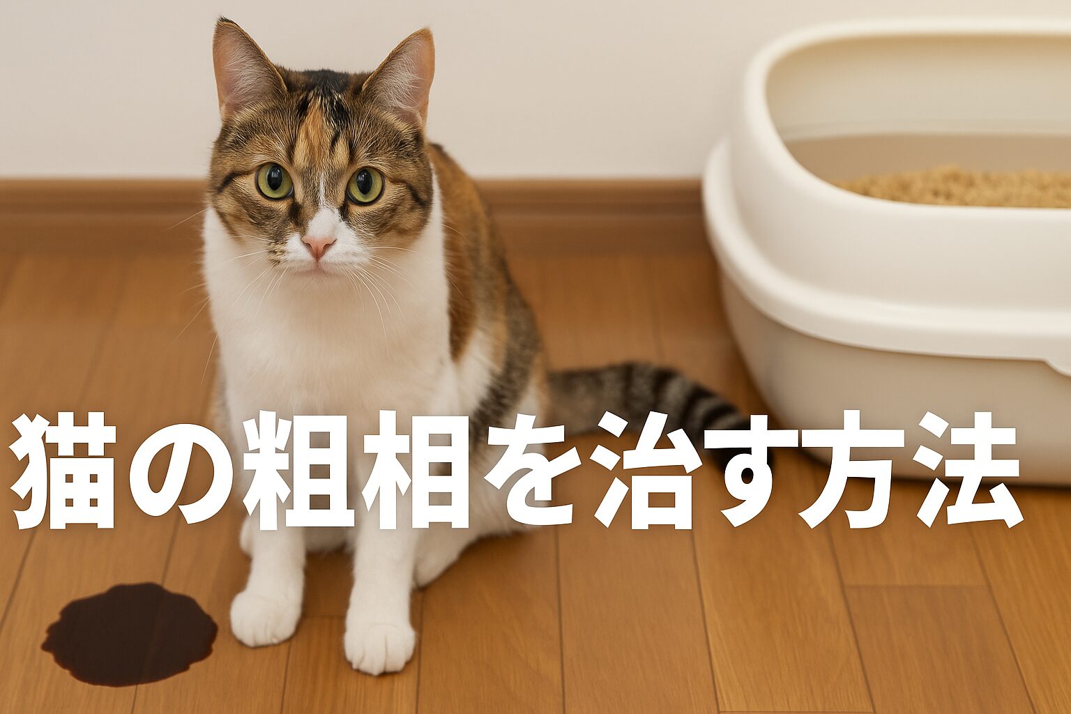 猫の粗相を治す方法