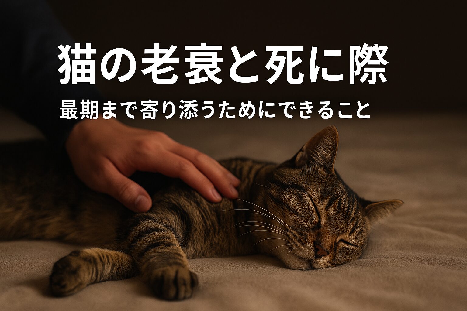猫 老衰 死に際