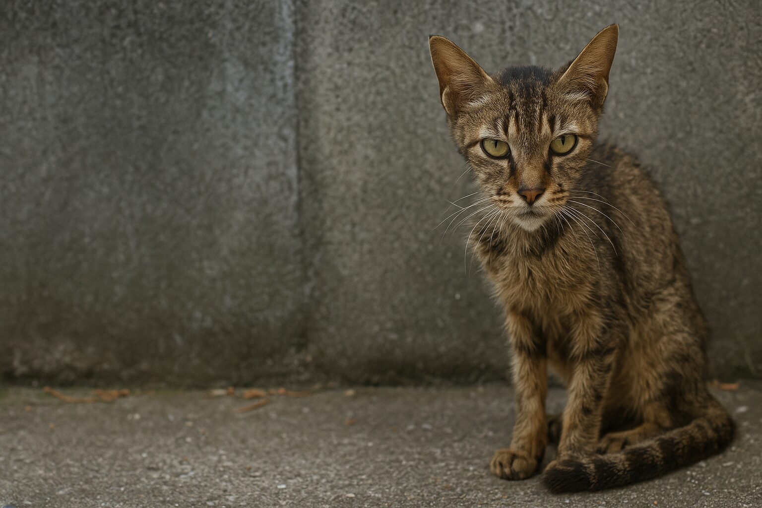 野良猫 痩せてきた