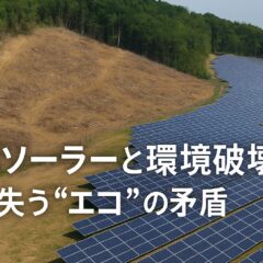 メガソーラーと環境破壊:再生可能エネルギーの光と影