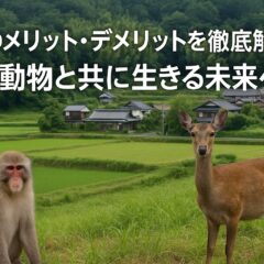 里山のメリット・デメリットを徹底解説！野生動物との共存に向けて