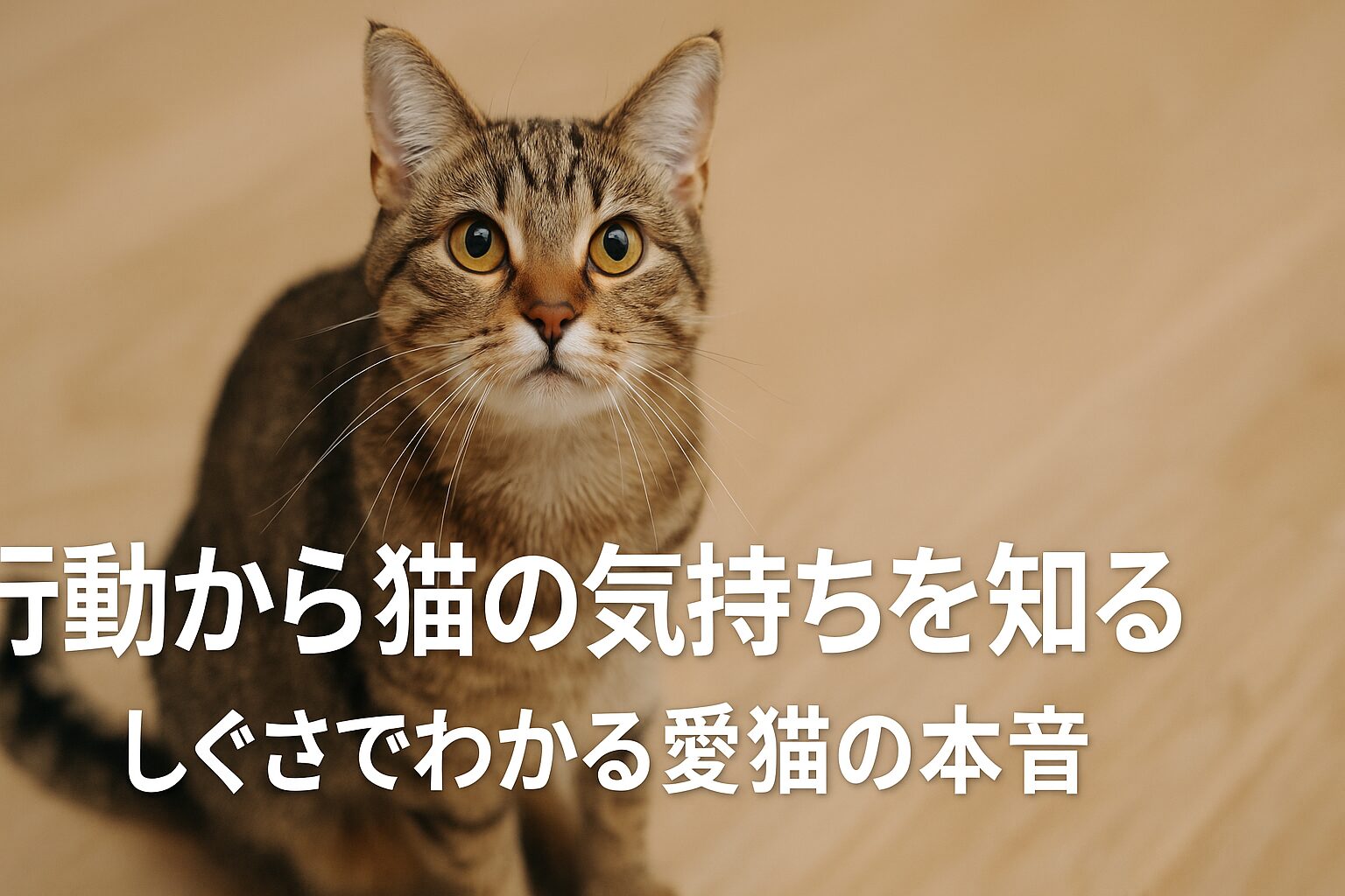 行動から猫の気持ちを知る