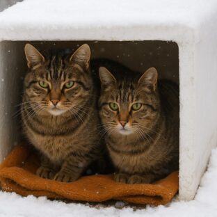野良猫の冬の生存率を知る – 寒さから命を守るためにできること